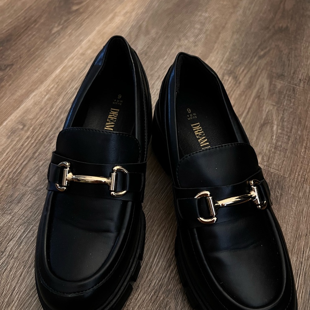 Dream Pairs Black Loafers